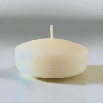 3” white Unscented Floating Candles, Elegant Burning Candles For Events- 24 Pack - Image 1 of 4