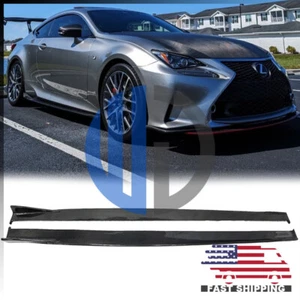 Faldones laterales de fibra de carbono estilo RC F-sport RC-F GL para Lexus RC 2015 2016 2017 2018 - Imagen 1 de 7