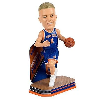 Kristaps Porzingis New York Knicks Name & Number Bobblehead NBA Cover