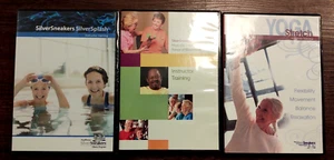 SILVERSNEAKERS 3 DVD Set SilverSpash (Sealed) Instructor Training & Yoga Stretch - Imagen 1 de 1