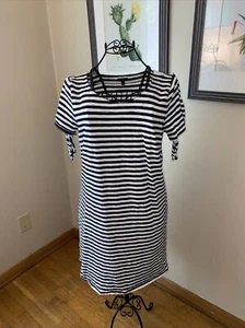 Talbots Damen Gr. Lp - blau & marine T-Shirt Kleid - TOP ZUSTAND - Bild 1 von 6