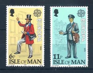 GB Isla de Man 1979 Europa. Juego de sellos de comunicaciones. MNH. Sg 148-149 - Imagen 1 de 2