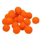 Wool Felt Ball Beads Woolen Fabric 2cm 20mm Orange for Home Crafts 50Pcs