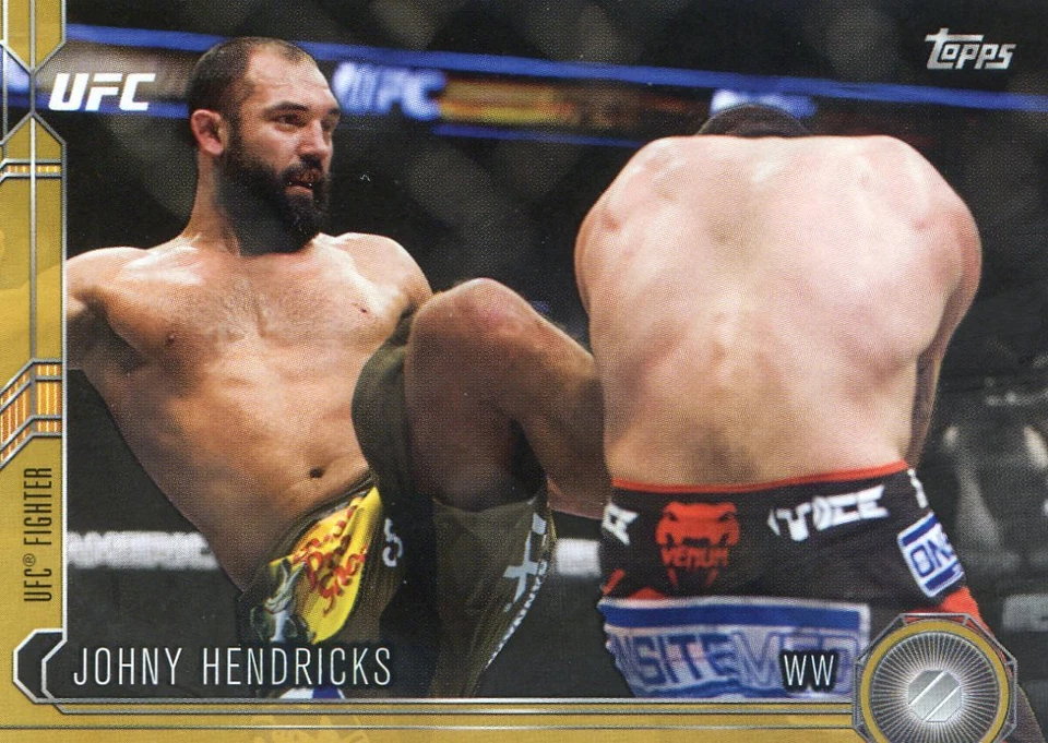 2015 TOPPS UFC CHRONICLES GOLD #/88 JOHNNY HENDRICKS #85 - Image 1 of 1