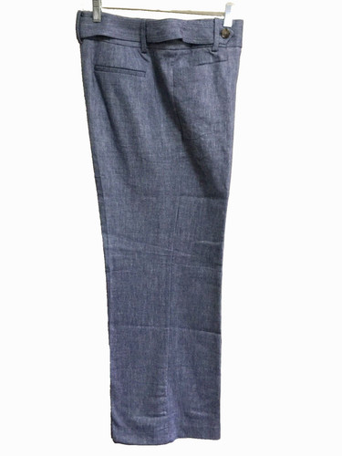 JORDAN Pantalone marinaio Talbots donna taglia 12 gamba larga vita alta elasticizzato navy NUOVO