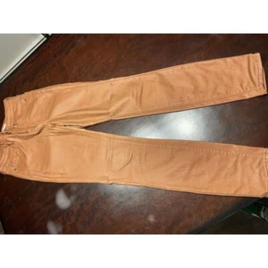 Pantalones de mezclilla ajustados informales elegantes color camel pantalones elegantes pantalones versátiles T-8 - Imagen 1 de 8