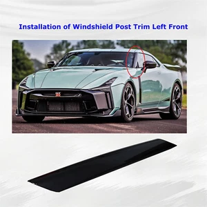 Front Driver Side Left Windshield Post Trim for 02-08 Mini Cooper R50 R52 R53 - Foto 1 di 5