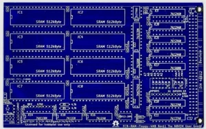 ECB RAM-Floppy R11 PCB - Bild 1 von 2