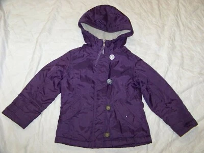 Girls Lands' End Hoodie Coat - Fleece Lined - Size S - 4 - Image 1 of 4