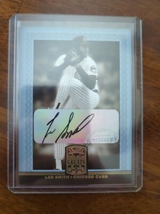 Lee Smith 2005 Donruss Greats Auto Autograph SP Chicago Cubs Great Condition 👀