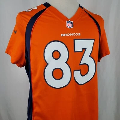 Nike Denver Broncos #83 Wes Welker NFL On Field Jersey Juvenil XXL Naranja Fútbol Foto 1 de 4