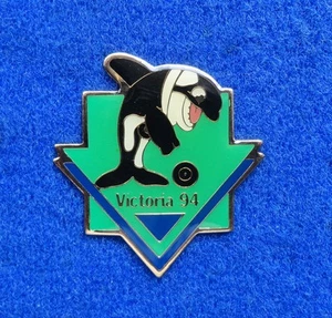 Bowling Kleewyck The Orca Killer Whale Coach Coaching Incentive Award Lapel Pin - Picture 1 of 3
