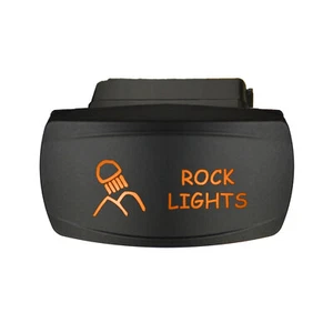 ROCK LIGHTS 615SO Rocker switch amber ON/OFF waterproof SPST marine - Imagen 1 de 7