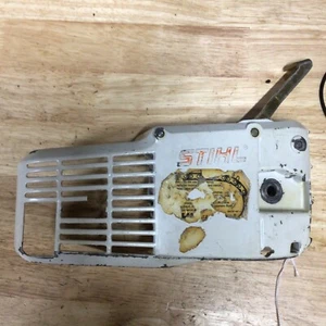 1120 640 1716 - STIHL CHAIN SPROCKET COVER - USED FITS 009/010/011/012 - Picture 1 of 2