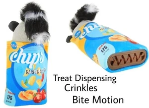Chips 'n Salsa Action Leckerbissenspender großes Hundespielzeug mit knisterndem Geräusch, Schwanz bewegt sich - Bild 1 von 6