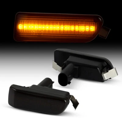 2x Intermitentes laterales LED con homologación E Smoke para Audi A8 D3, 4E, 2002-2007 - Imagen 1 de 4