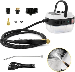Pulitore a Vapore 2500W Vaporiera Auto per Dettagli Auto Pulitore Vaporiera Portatile per - Foto 1 di 7