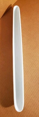 Simple Dining White Olive Boat Long Ceramic Serving Dish for Charcuterie 17"  - Image 1 of 4