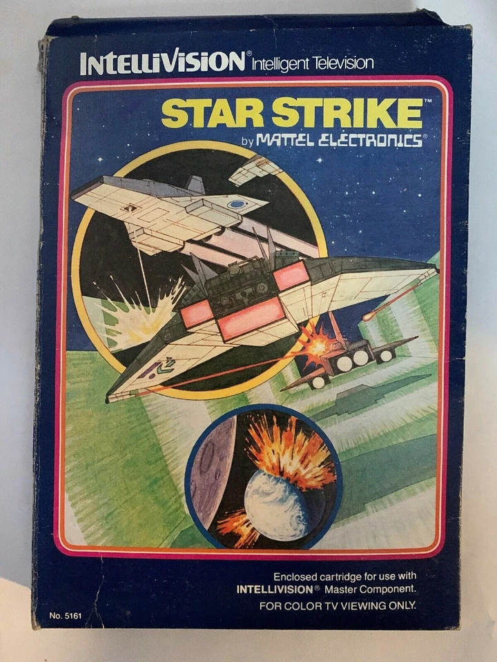 STAR STRIKE - INTELLIVISION - COMPLETE W/ MANUAL - FREE S/H - (B60A) - Image 1 of 1