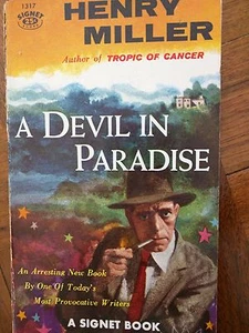 A Devil in Paradise by Henry Miller Signet Paperback 1956 - Imagen 1 de 1