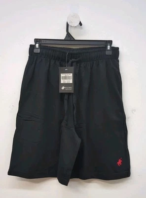 Pantalones Cortos de Salón Pacific Polo Club Mezcla de Algodón con Bolsillos Medianos Negros Foto 1 de 4
