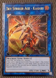 Yugioh Sky Striker Ace - Kagari OP08-EN002 Ultimate Rare NM - Picture 1 of 6