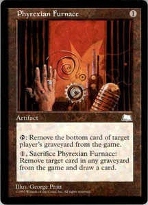 1997 Magic The Gathering Weatherlight Phyrexian Furnace Light Play - Picture 1 of 2