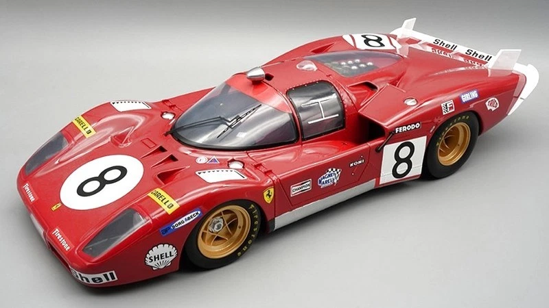 Ferrari 512S Le Mans 1970 Merzario-Regazzoni with displ 1:12 TECNOMODEL TMD1202D - Immagine 1 di 1