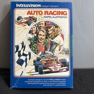 Auto Racing Intellivision CIB Complete in Box - Image 1 of 4