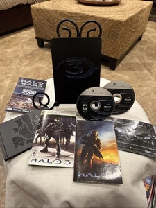 Halo 3 Limited Edition SteelBook (Xbox 360) CIB Complete w/ Both Discs and Book - Picture 1 of 16