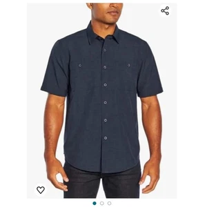 Orvis Tech Chambray Performance Shirt Mens M • Blue Stretch Utility • EUC - Picture 1 of 13