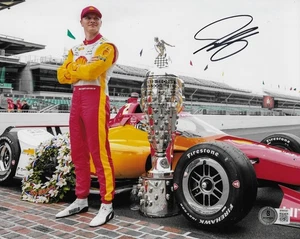 JOSEF NEWGARDEN signed Autogramm 8x10 Foto Beckett BAS COA Indy Car 500 - Bild 1 von 1