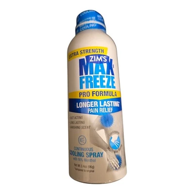 ZIMS - MAX FREEZE - Fórmula profesional - Alivio del dolor de larga duración 3,4 oz DESCONTINUADO Foto 1 de 2