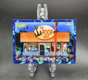2025 Topps Chrome Sapphire SpongeBob The Poop Deck #119 - Foto 1 di 2