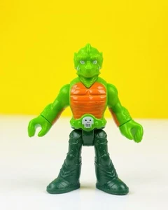 IMAGINEXT SERIE CASTILLO HOMBRE LAGARTO CABALLERO GUARDIA FIGURA FISHER PRICE LIONS DEN - Imagen 1 de 5