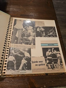 Vintage 1970s–80s Boxing Scrapbook – Muhammad Ali, Joe Frazier, Larry Holmes,... - Picture 1 of 24