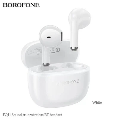 Borofone FQ11 TWS Wireless Bluetooth Headphones Earbuds Nokia G22 C21 Plus C32 - image 1 of 4
