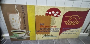 DDR Reklame Plakat Poster Propaganda Werbung, 3 Stück - Bild 1 von 18