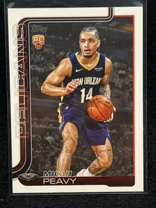 2025-26 Topps #241 Micah Peavy - Picture 1 of 2