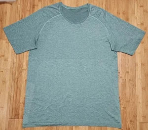 Camisa Lululemon Para Hombre XXL Verde Claro Como Nuevo Metal Vent Tech SS Manga Corta Gimnasio - Imagen 1 de 7