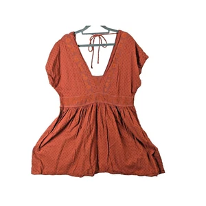 Shyanne Damen Gr. XL bestickt Boho Babydoll Minikleid Western Tunika fließend - Bild 1 von 15