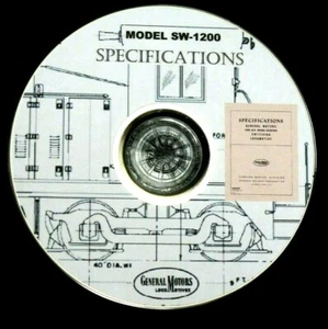 EMD 1959 SW-1200 Locomotive Specifications Promotional Book PDF Pages on DVD - Picture 1 of 5