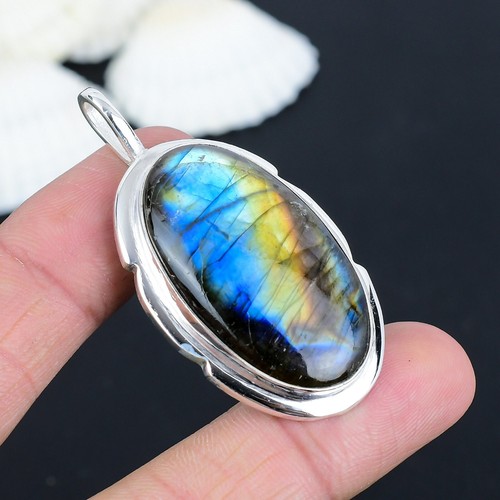 VETEMENTS Ciondolo multi labradorite argento sterling 925 gioielli boho miglior regalo per matrimonio