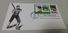 1989 Baseball Cooperstown old time player 1st day cover cachet  