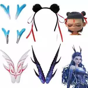 Nezha Ao Bing Cosplay Headband Ao Run Ao Guang Hair Clips for Adult Kids Costume - Picture 1 of 10