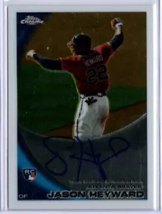2010 Topps Chrome Baseball #174 Jason Heyward ROOKIE AUTO BRAVES - Picture 1 of 1