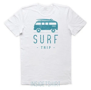 MAGLIETTA SURF TRIP maglia cool California surfing San Diego beach T-SHIRT MAN - Imagen 1 de 1