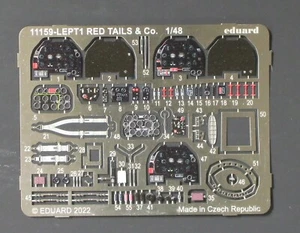 Eduard 1/48th Scale P-51 D Red Tails - PE Parts from Kit No. 11159 - Picture 1 of 1