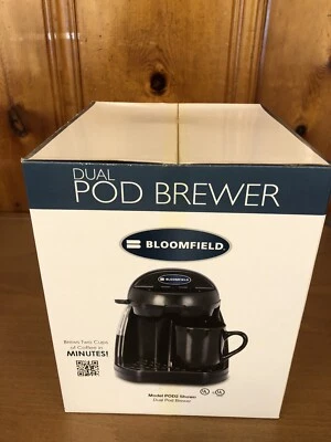Cervecera Bloomfield Doble Cápsula Modelo 4K-POD2-120V Nueva En Caja Foto 1 de 4