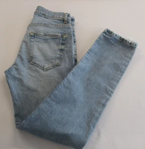 Ladies Jeans, Zara, Stretch Cotton, Button Fly, Blue, L29, UK 10 - Picture 1 of 12
